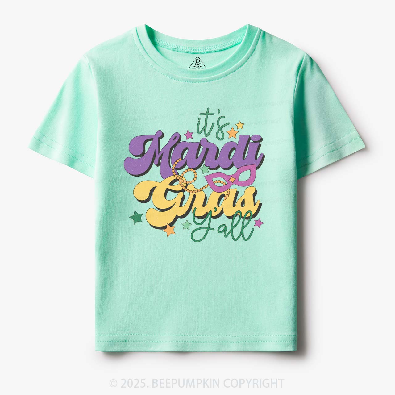 It's Mardi Gras Y'all Toddler&Kid's Tees Beepumpkin