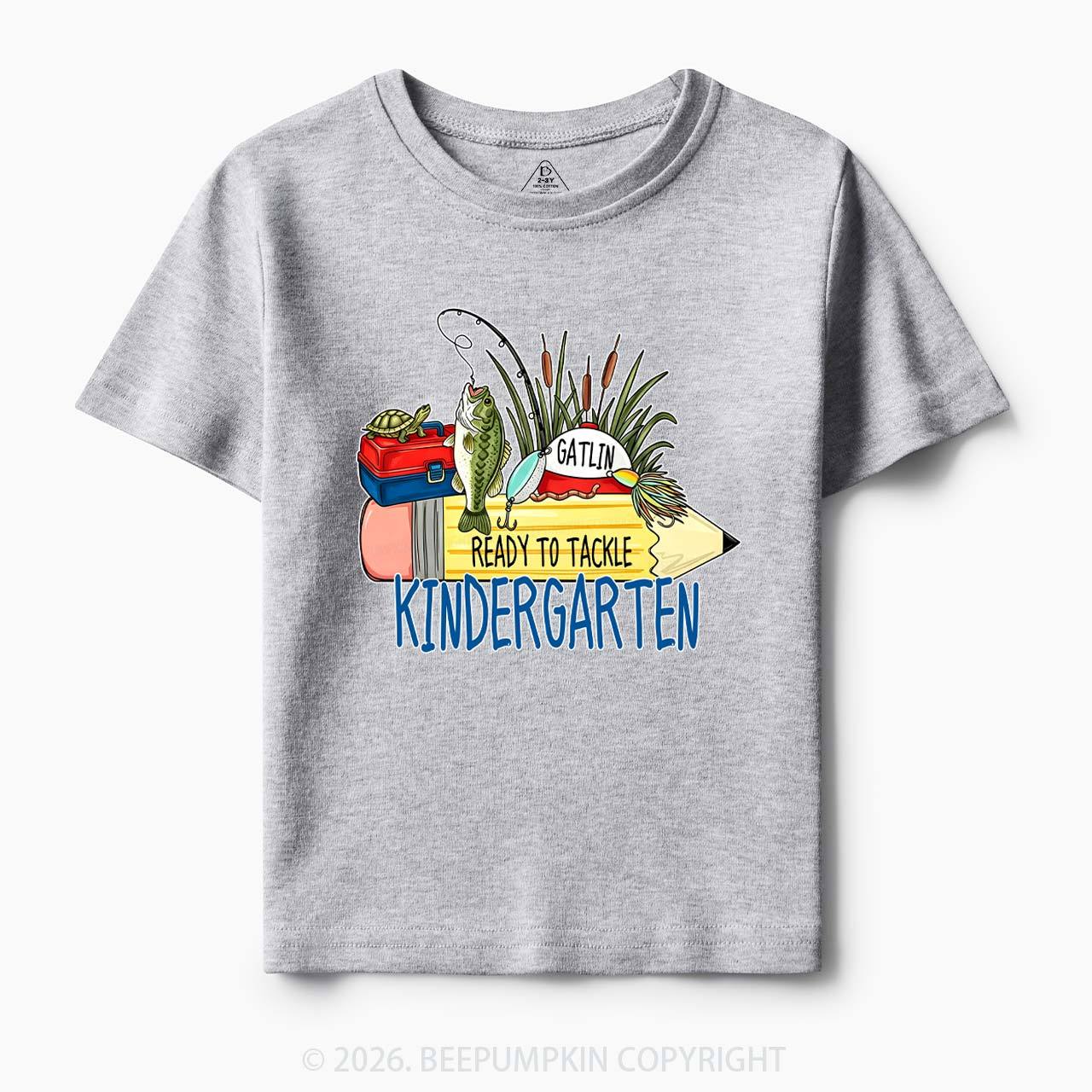 Personalized Fish Pencil Back To School Toddler&Kid's Tees