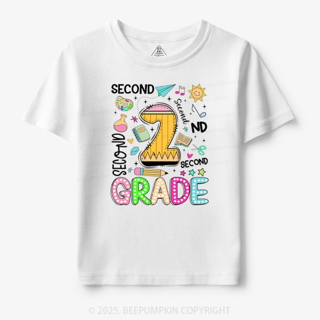 Personalized First Day Of School Toddler&Kid's Tees Beepumpkin