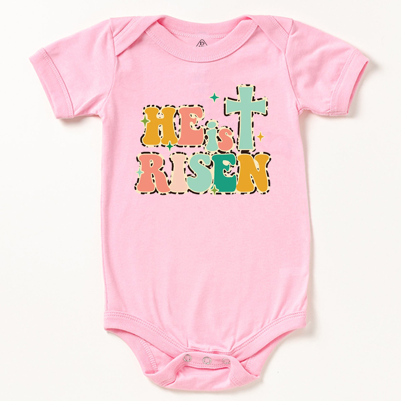 He Is Risen Easter Bodysuit Beepumpkin