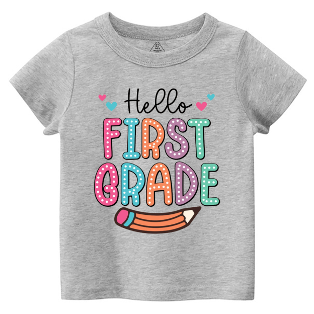 Hello Grade Back To School Toddler&Kid's Tees Beepumpkin 