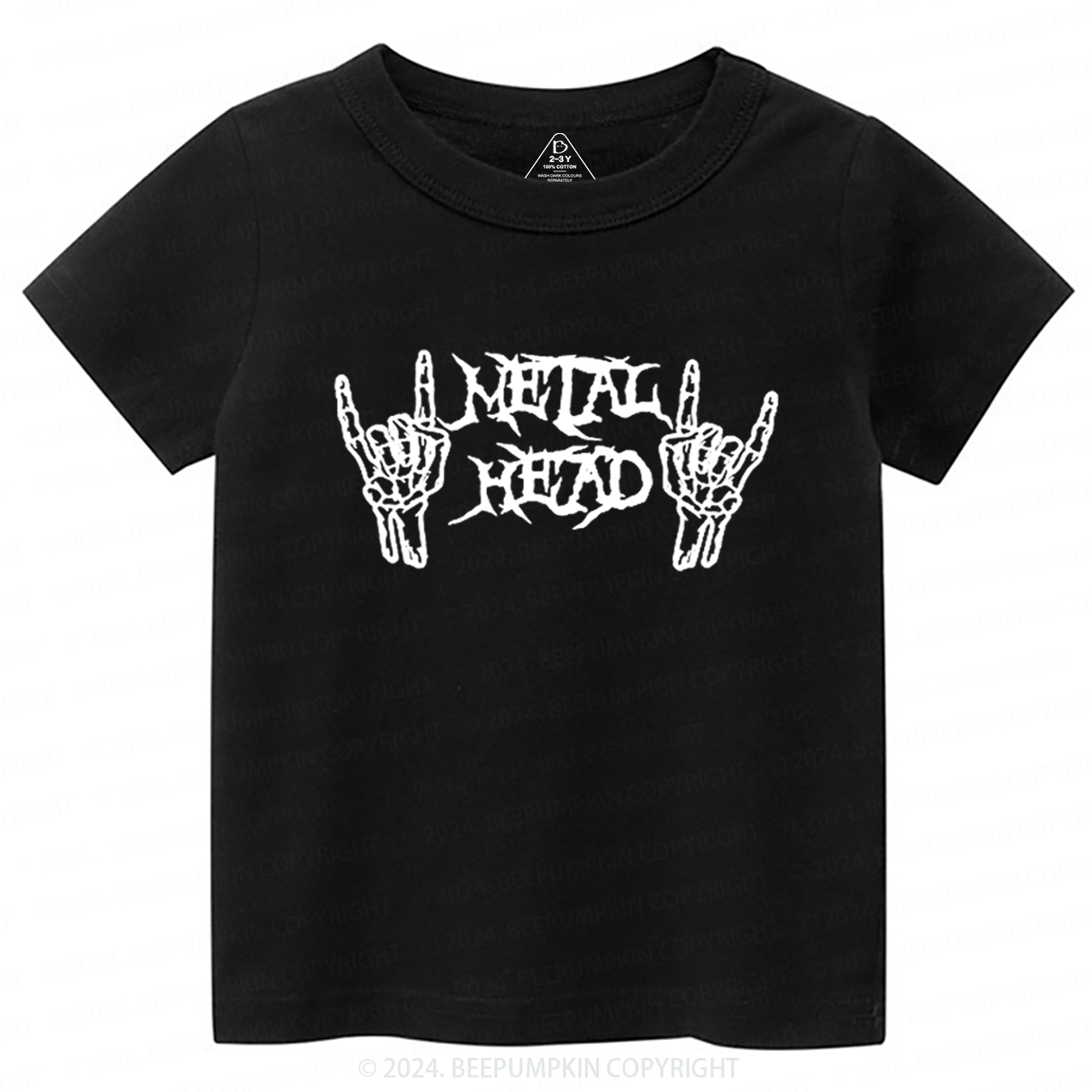 Metal Head Heavy Metal Toddler&Kids Tees 8