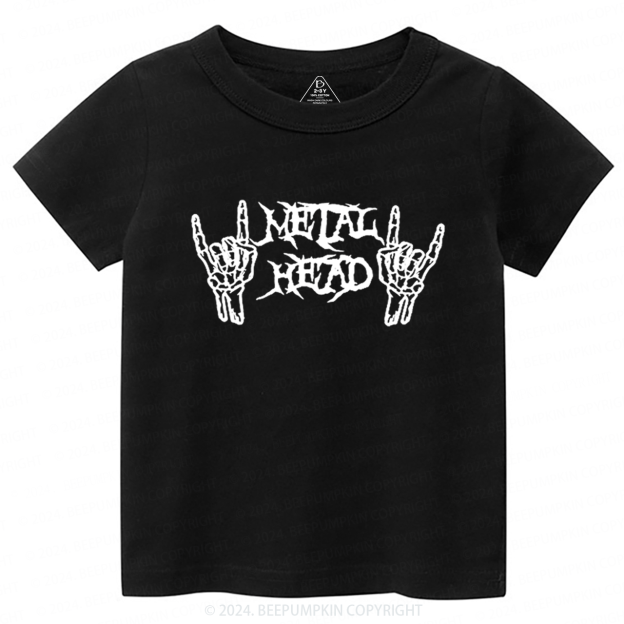 Metal Head Heavy Metal Toddler&Kids Tees 8