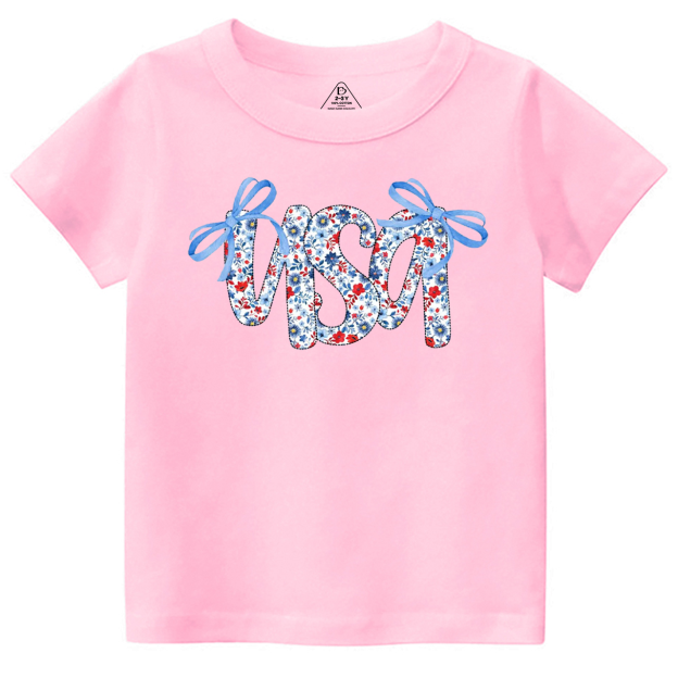 Coquette 4th Of July Toddler&Kid's Tees Beepumpkin 