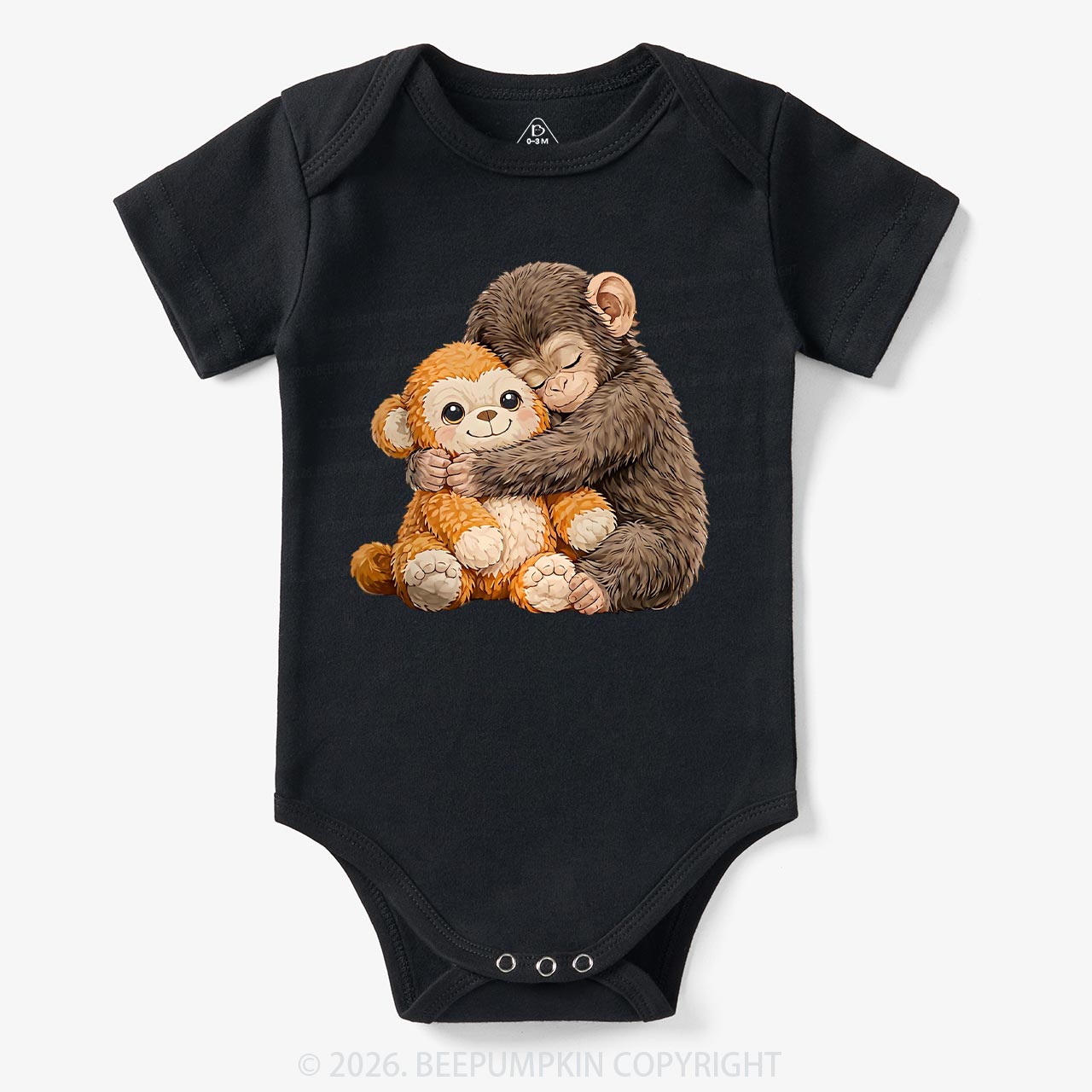 Dear Punch Monkey Lovely Baby Bodysuit
