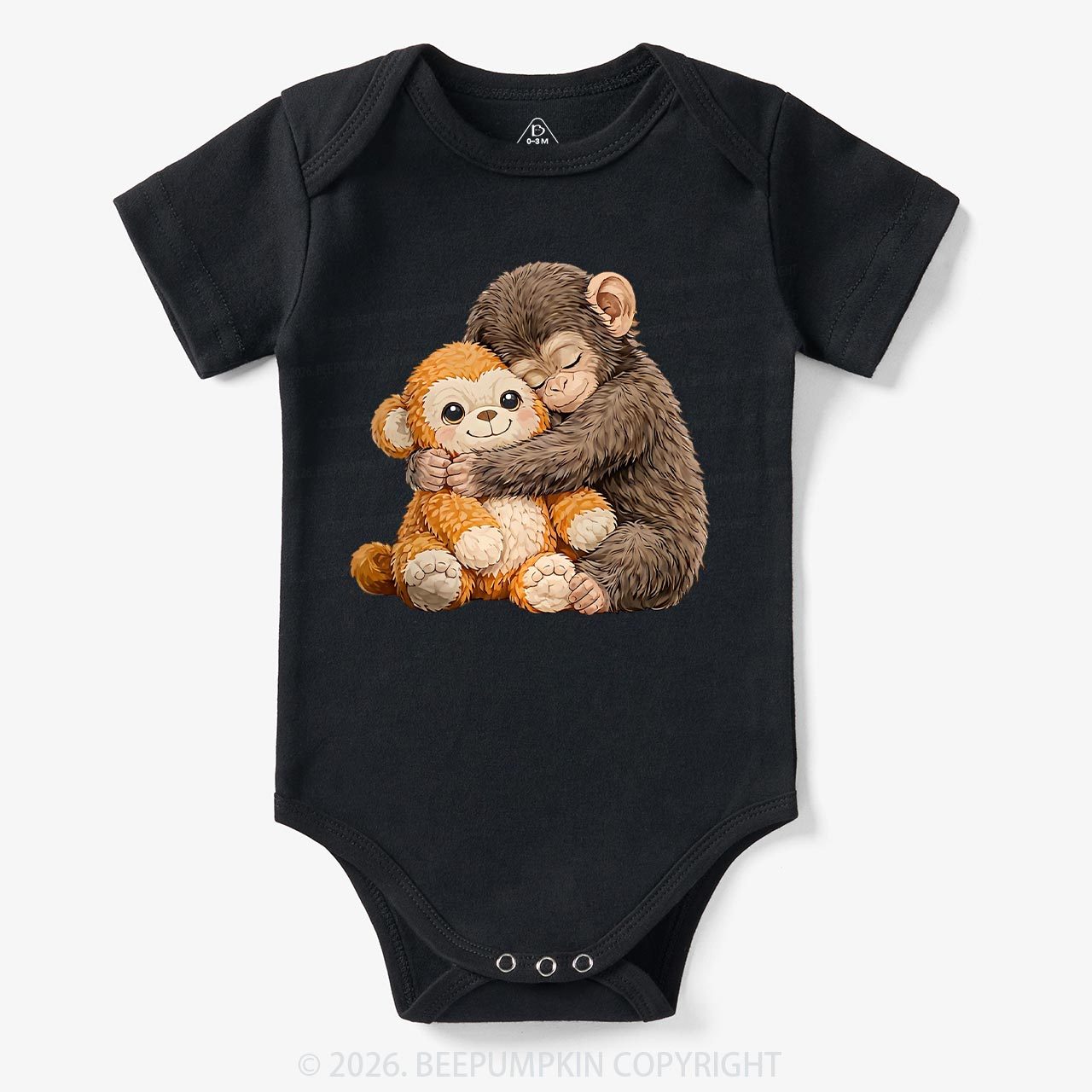 Dear Punch Monkey Lovely Baby Bodysuit