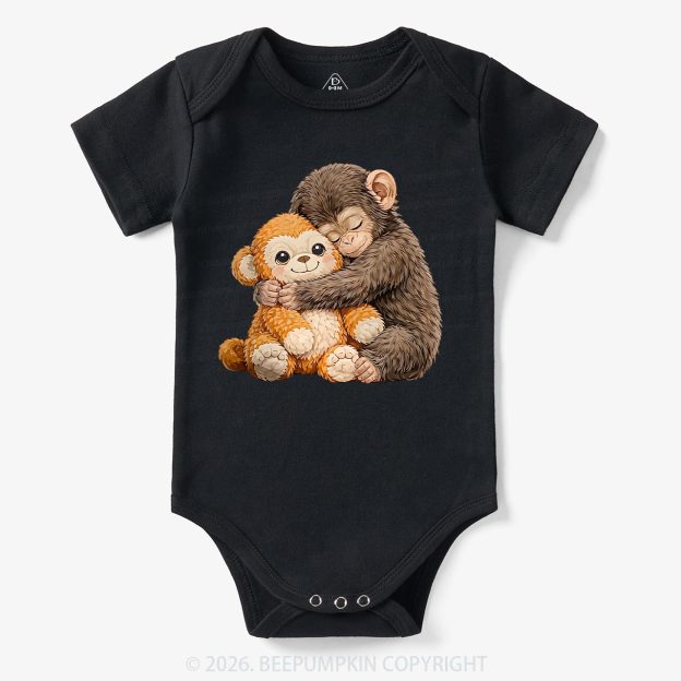 Dear Punch Monkey Lovely Baby Bodysuit