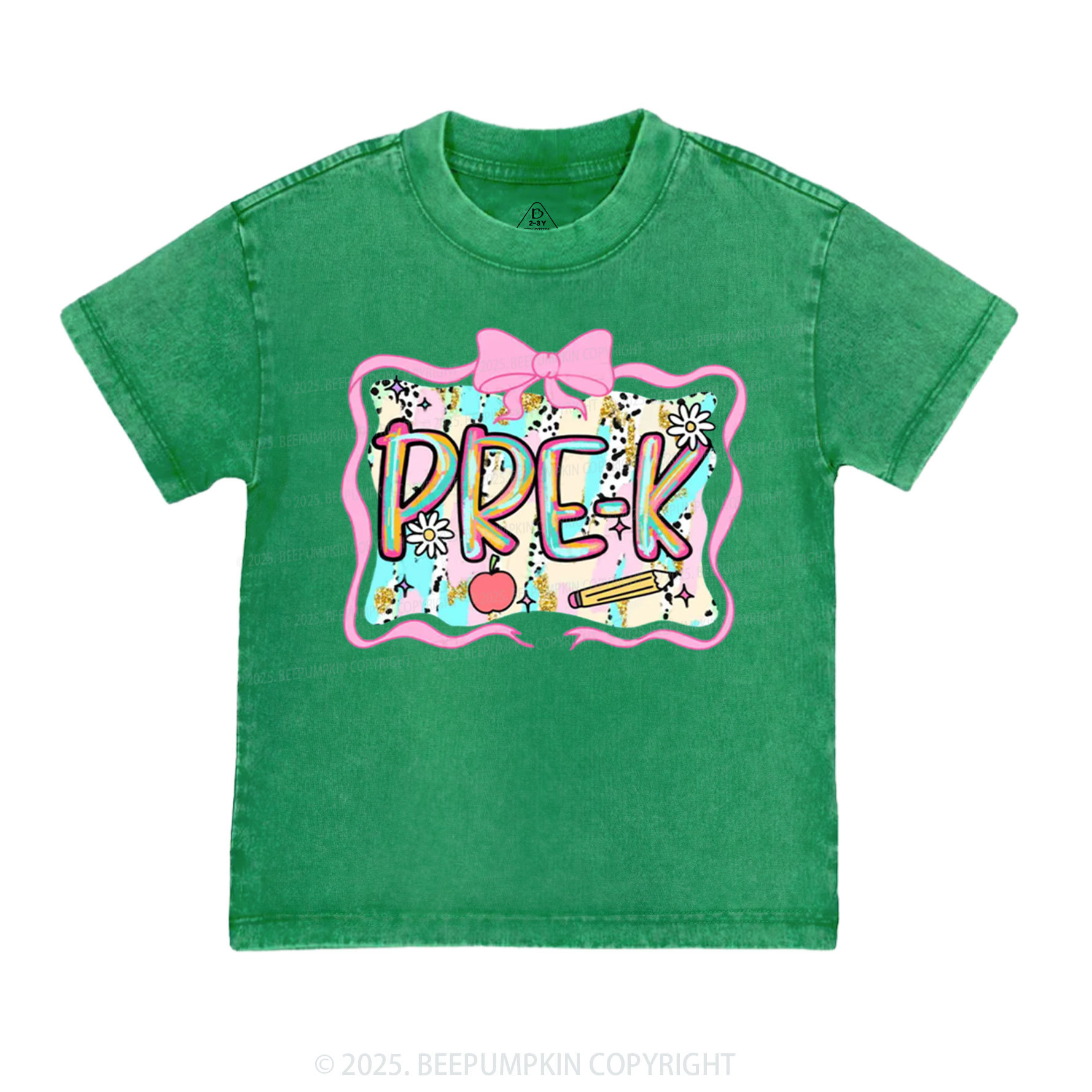 Personalized Sweet School Days Toddler&Kids Washed Tees
