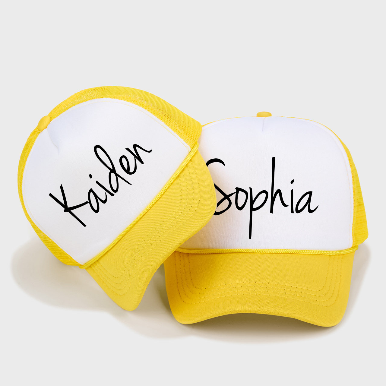 Personalized UPF 30+ Matching Family Trucker Hat