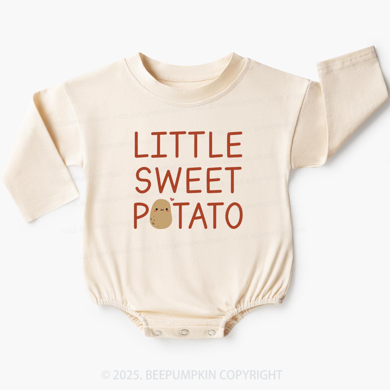 Little Sweet Potato Baby Bubble Romper Beepumpkin