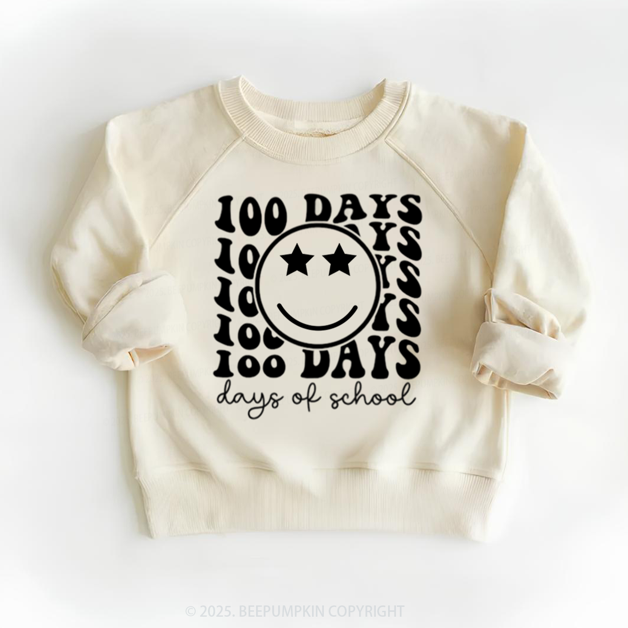 100 Days Of School Kid's Sweatshirt
