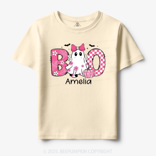 Personalized Halloween Kids Name Toddler&Kid's Tees Beepumpkin