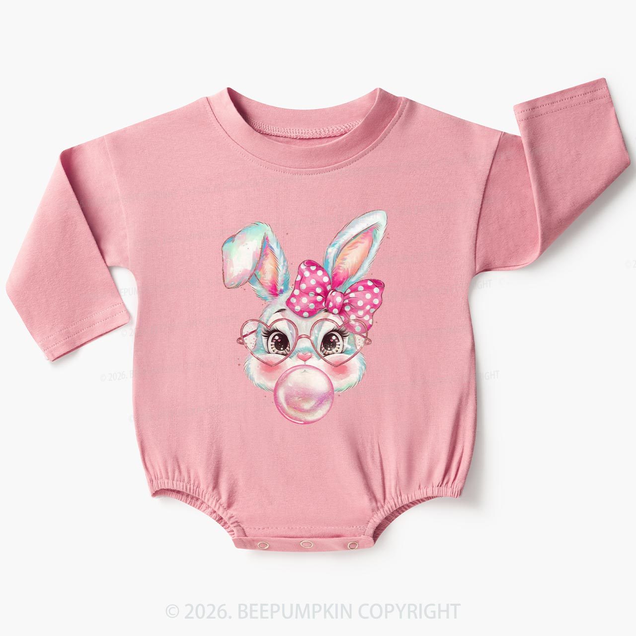 Sassy Bunny Bubble Baby Bubble Romper