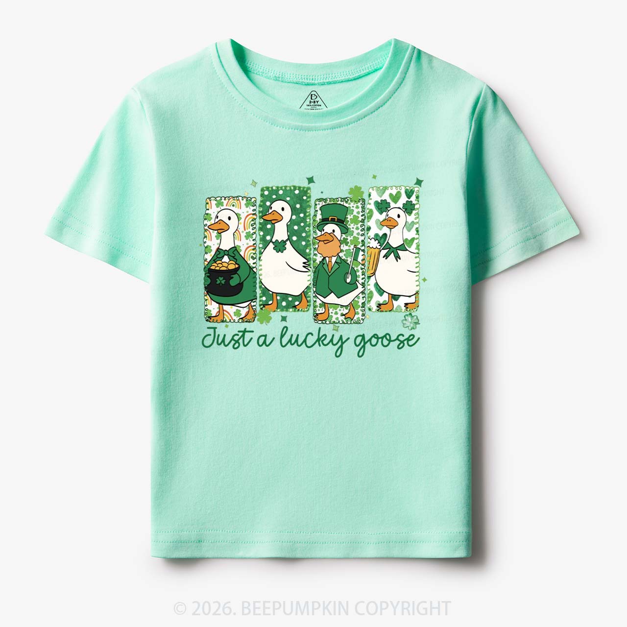 Holiday Goose St Patrick's Day Toddler&Kid's Tees Beepumpkin 7