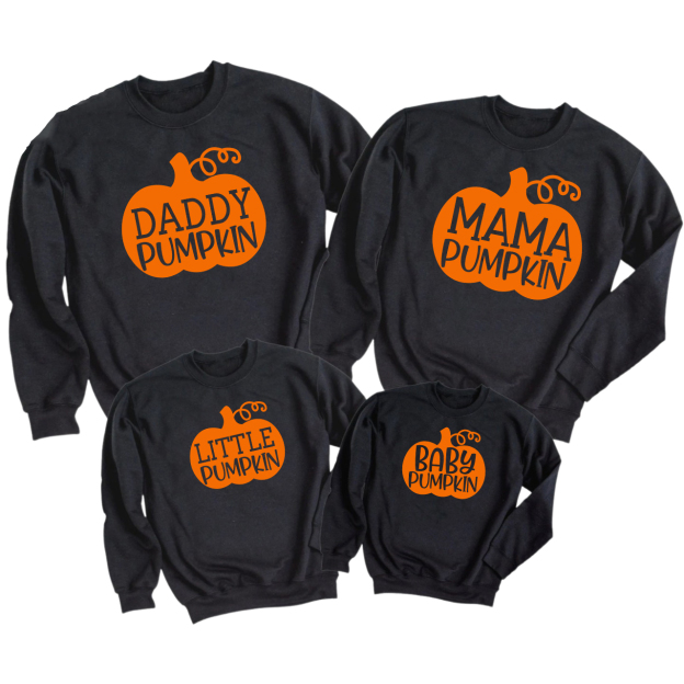 Fall Pumpkin Family Matching Sweatshirt