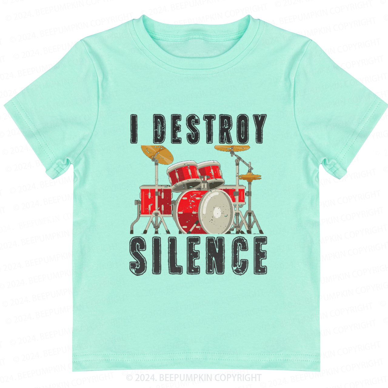 I Destroy Silence Toddler&Kids Tees 8
