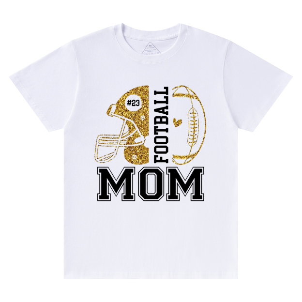 Personalized Football Mom T-Shirts Beepumpkin