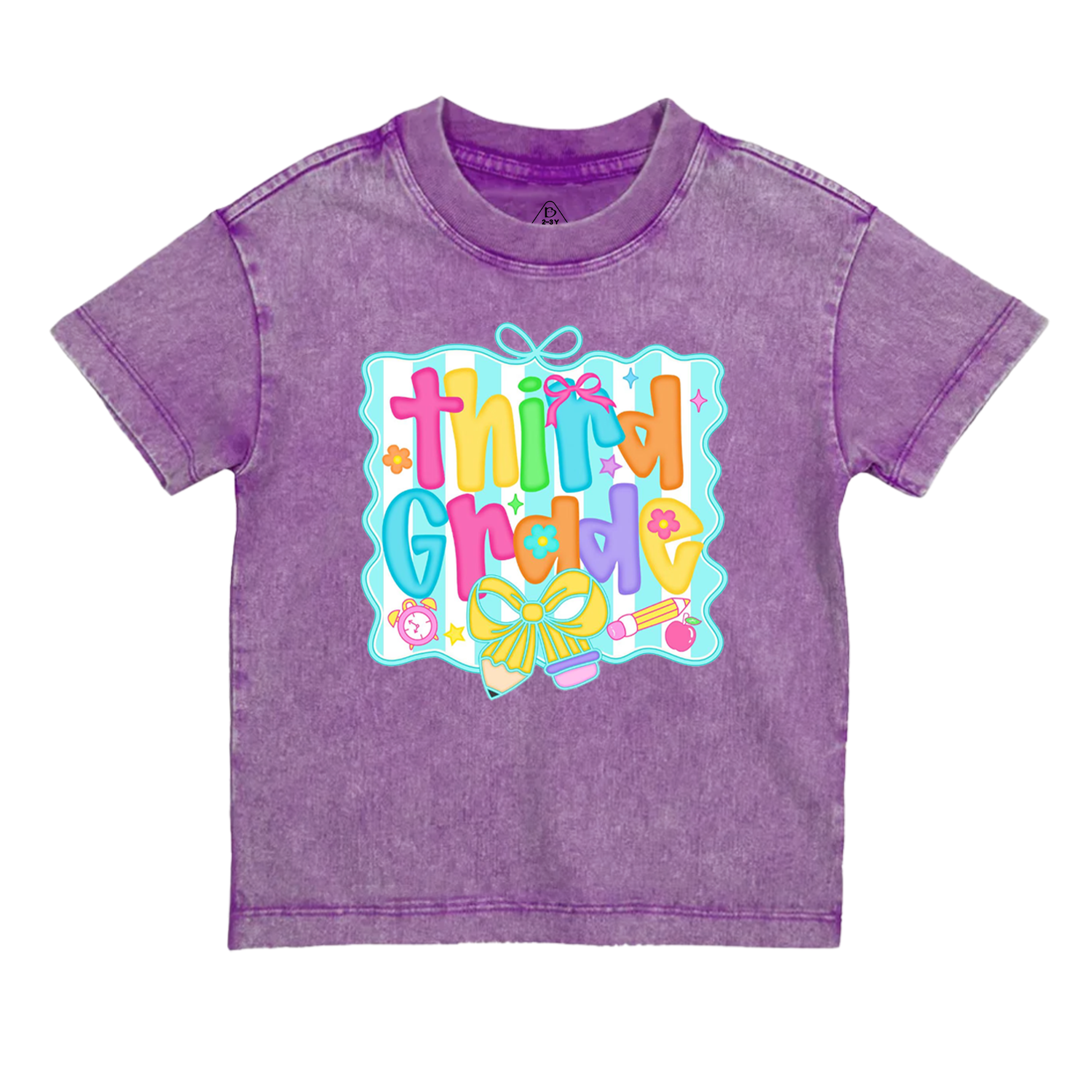 Personalized Preppy Back to School Bundle Toddler&Kids Washed Tees