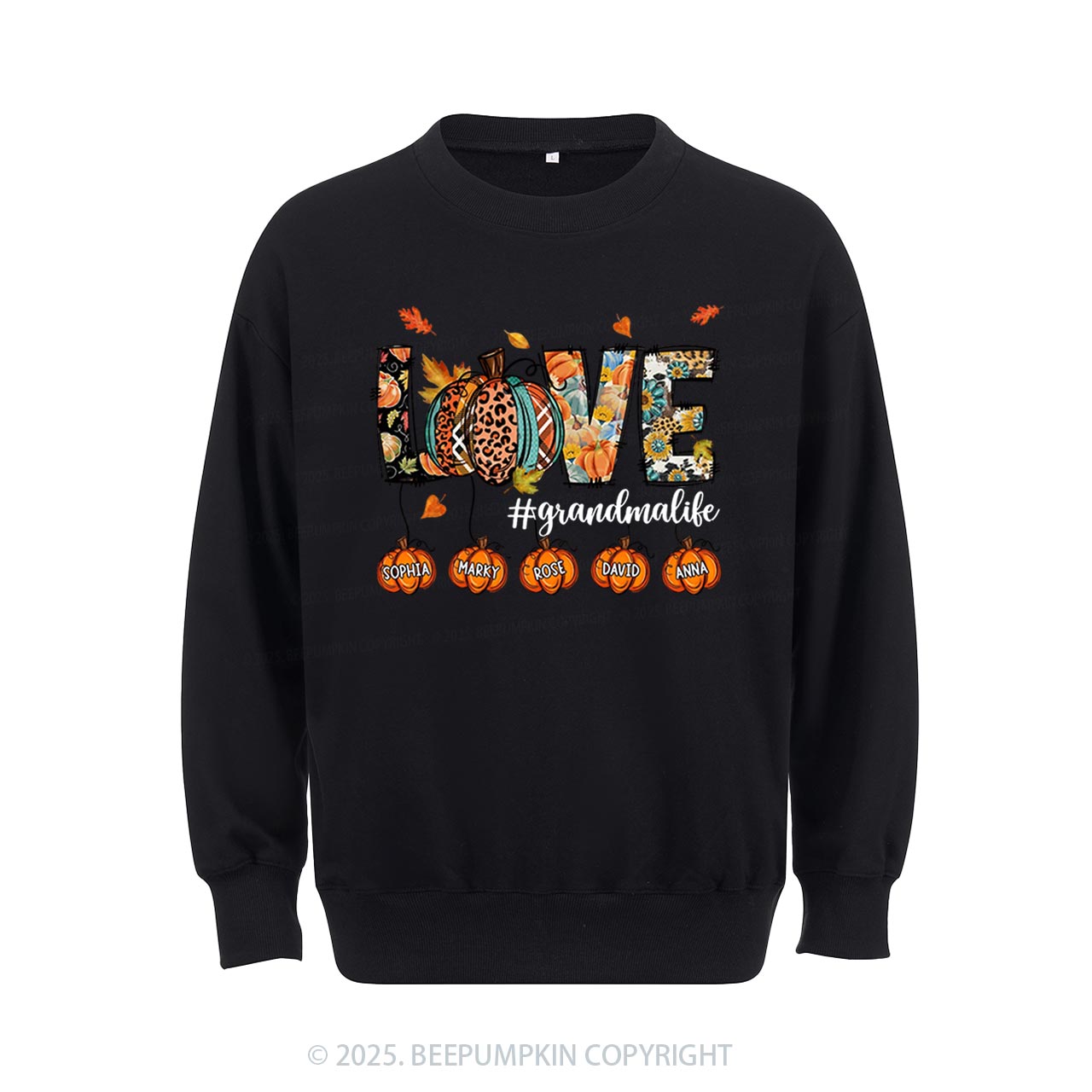 Personalized Love Grandma Life Sweatshirt Beepumpkin