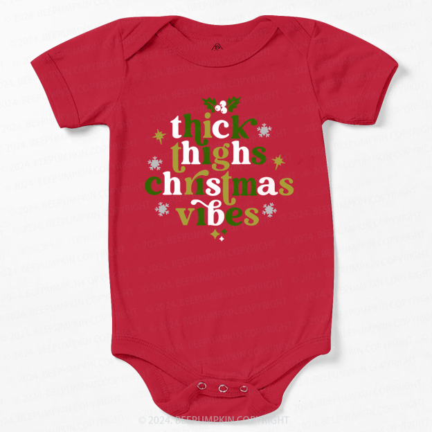 Christmas Vibes Baby Bodysuit