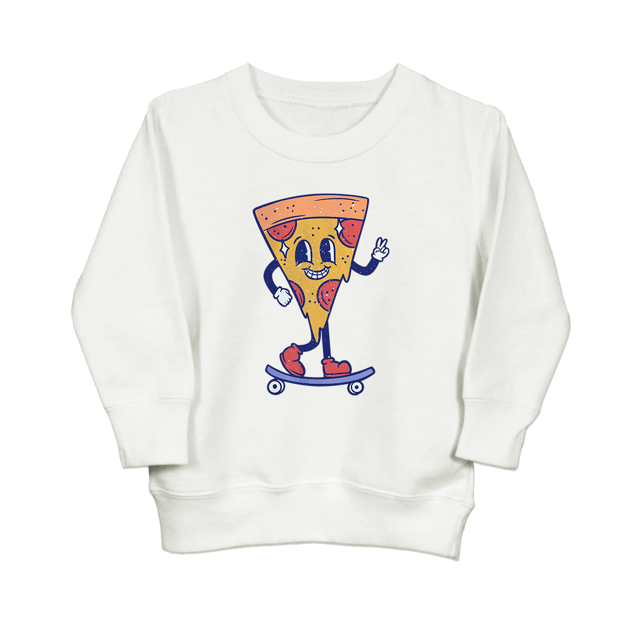 Skating Pizza Kids Sweatshirt