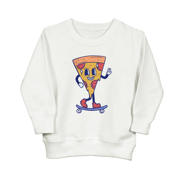 Skating Pizza Kids Sweatshirt