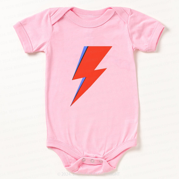 Red And Blue Lightning Bodysuit For Baby 8 