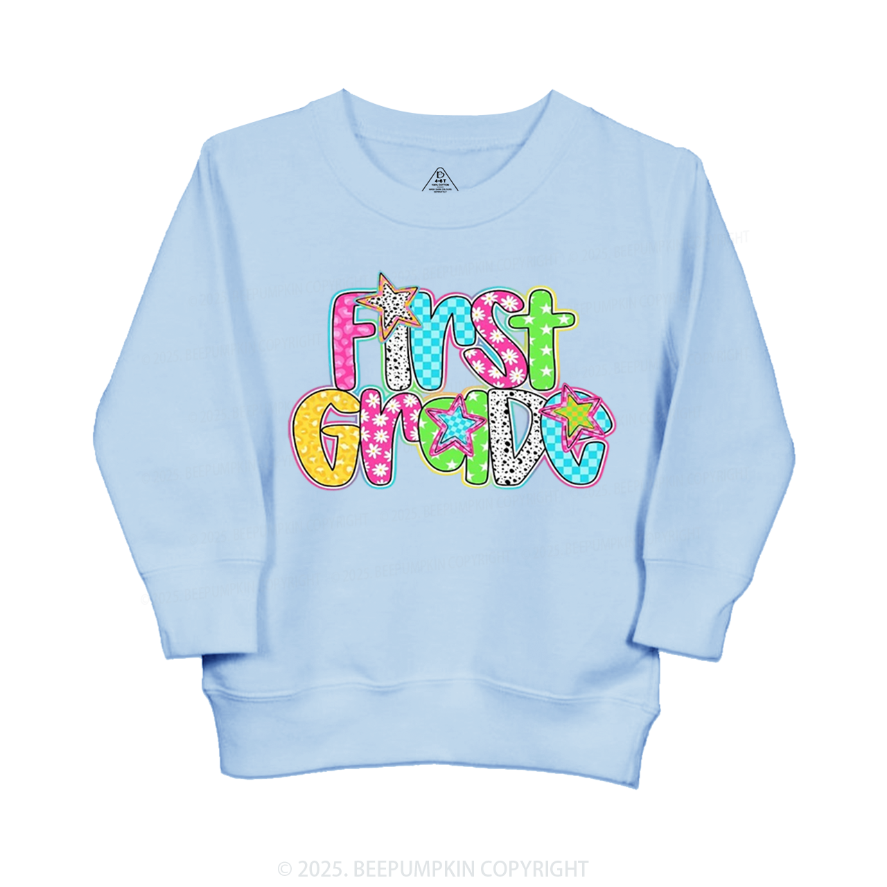 Personalized Grade Glow Up Kid's Sweatshirt