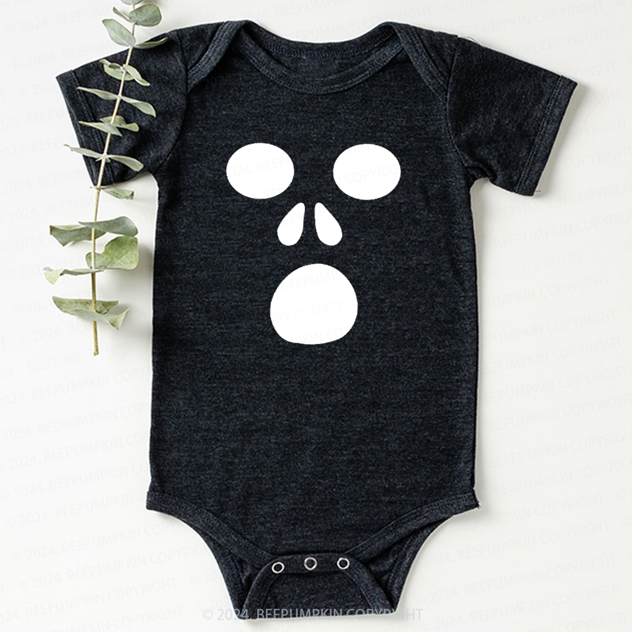 Halloween Ghost Spooky Bodysuit For Baby