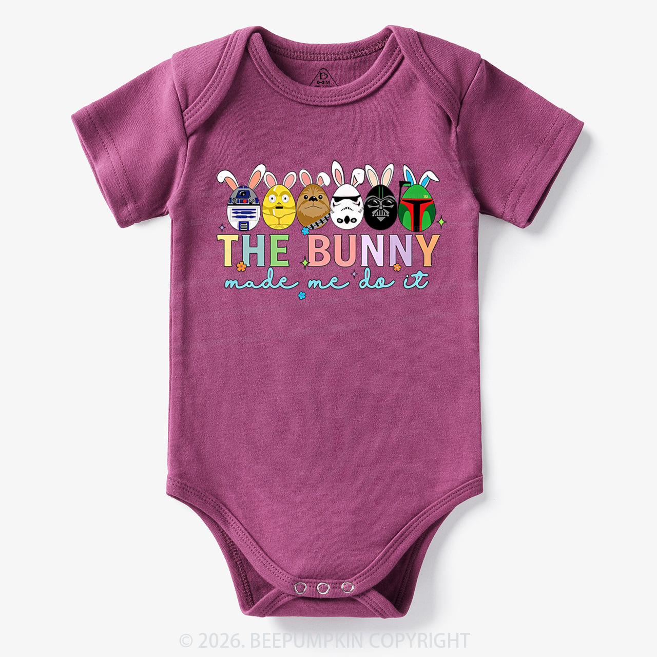 Cute Cartoon Characters Happy Easter Bodysuit