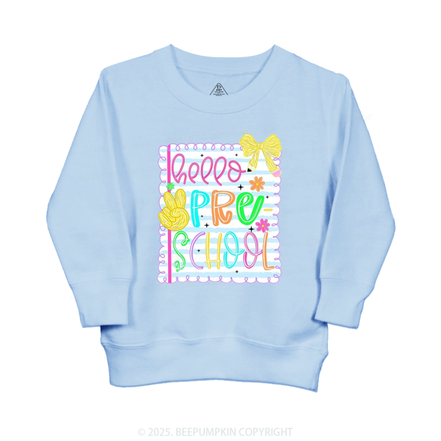 Personalized Back-To-School Greetings Kid's Sweatshirt