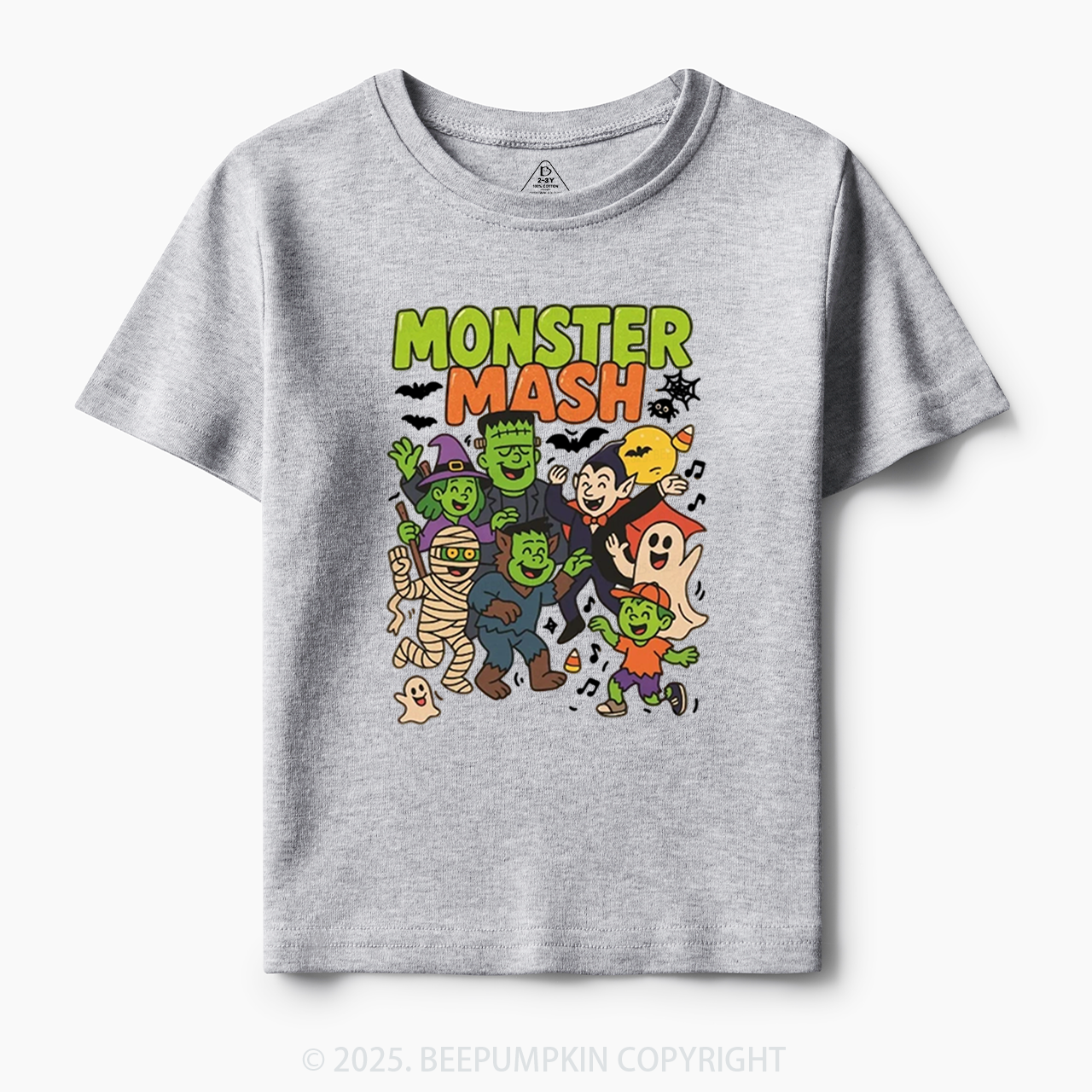 Monster Mash Halloween Toddler&Kid's Tees Beepumpkin