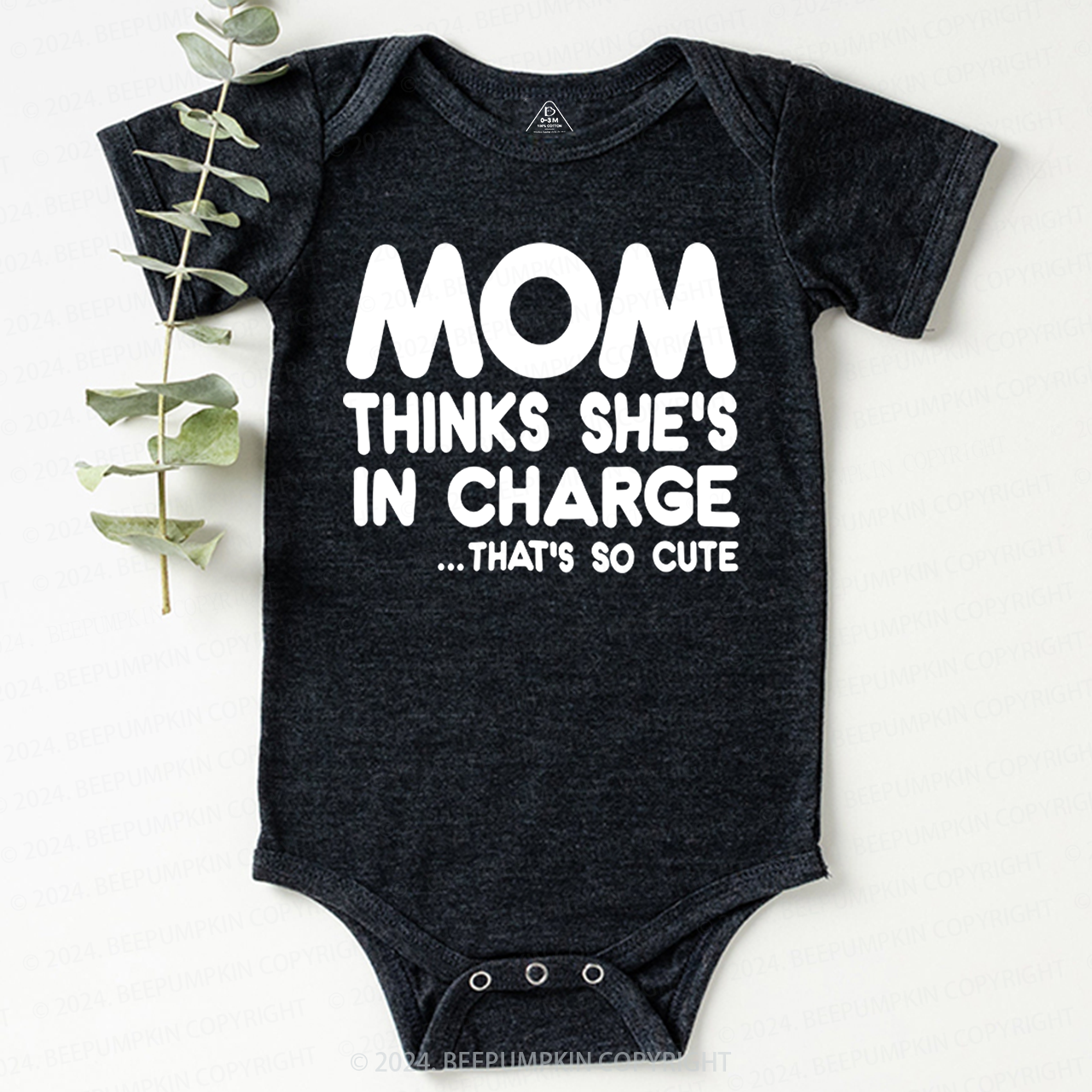 Mom In Charge Bodysuit For Baby 7