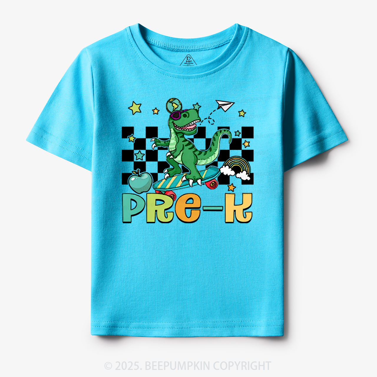 Personalized T-Rex For Boy Toddler&Kid's Tees Beepumpkin