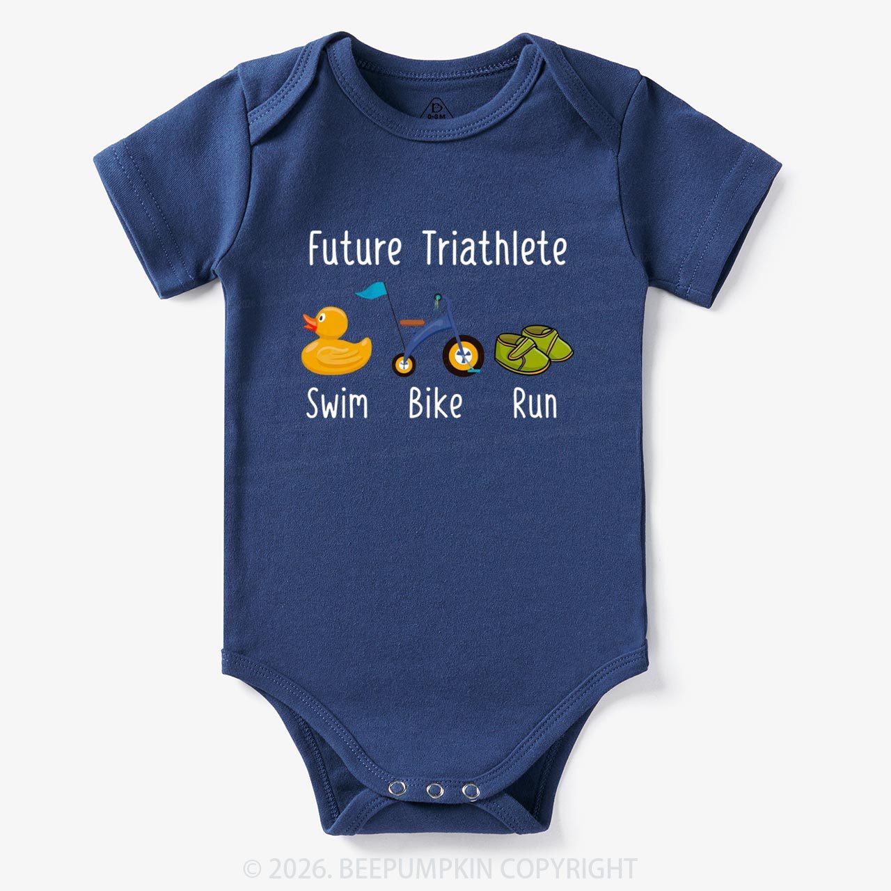 Future Triathlete Swim Bike Run Bodysuit
