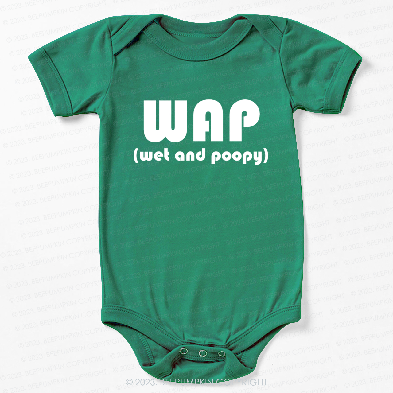 Funny Wap Wet And Poopy Bodysuit For Baby