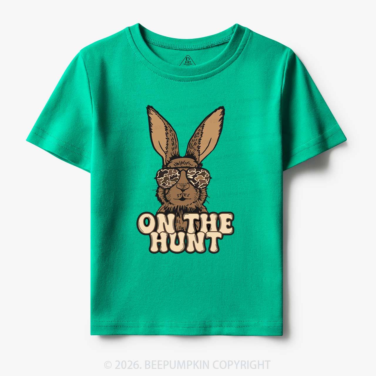 Camo Bunny On The Hunt Toddler&Kid's Tees