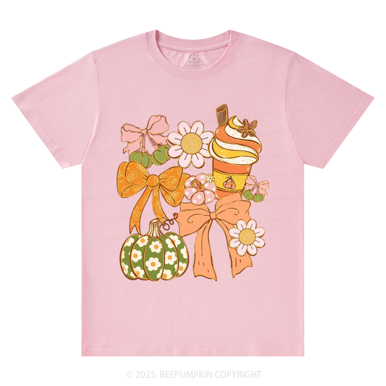 Fall Pumpkin Coquette Fall T-Shirts Beepumpkin 