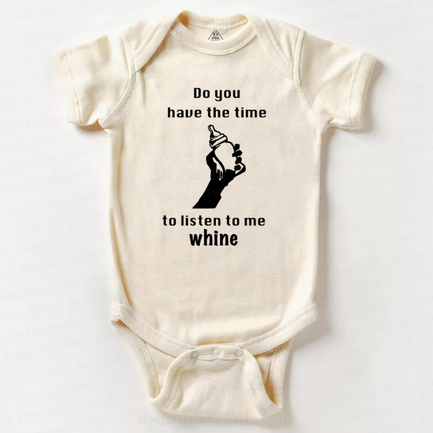 Pop Punk Listen To Me Whine Baby Bodysuit 8
