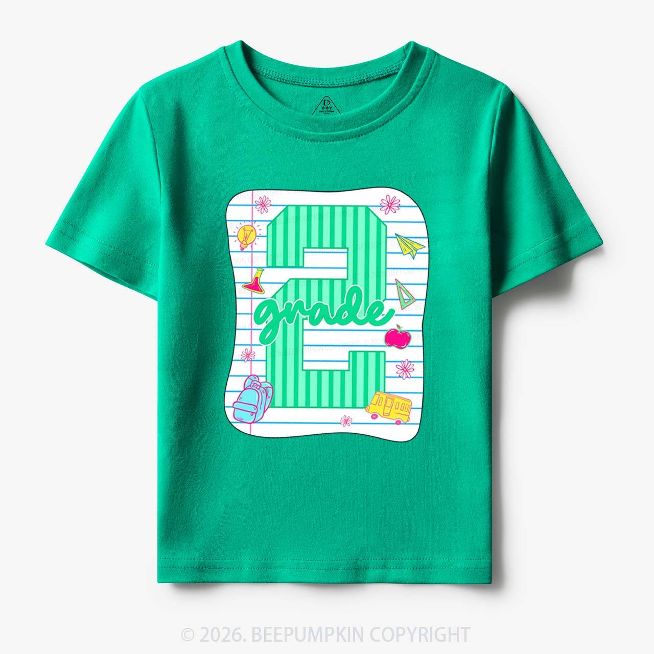 Striped Pre-k First Second Third Fourth Grade Toddler&Kid's Tees