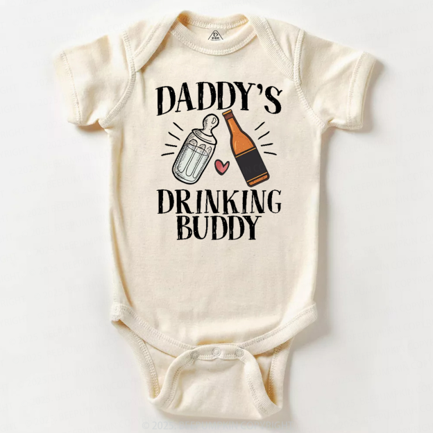 Daddy's Drinking Buddy Bodysuit Beepumpkin