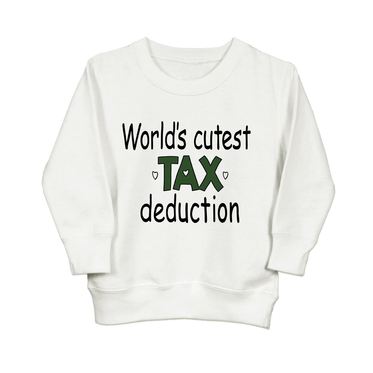 World's Cutest Tax Deduction Kids Sweatshirt Sale-Beepumpkin™
