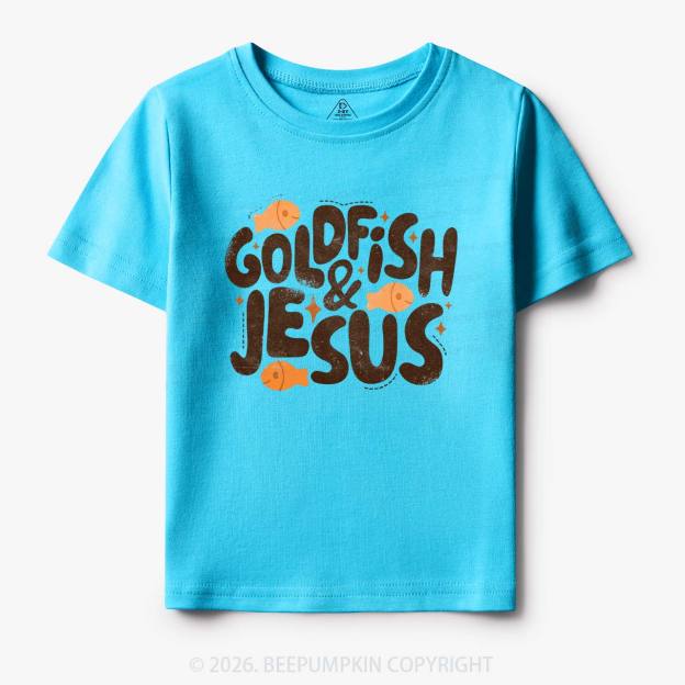 Retro Goldfish and Jesus Toddler&Kid's Tees