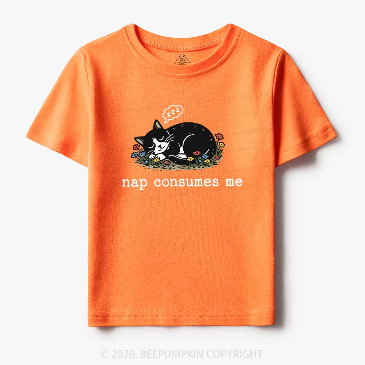 Funny Cat Meme Nap Consumes Me Toddler&Kid's Tees
