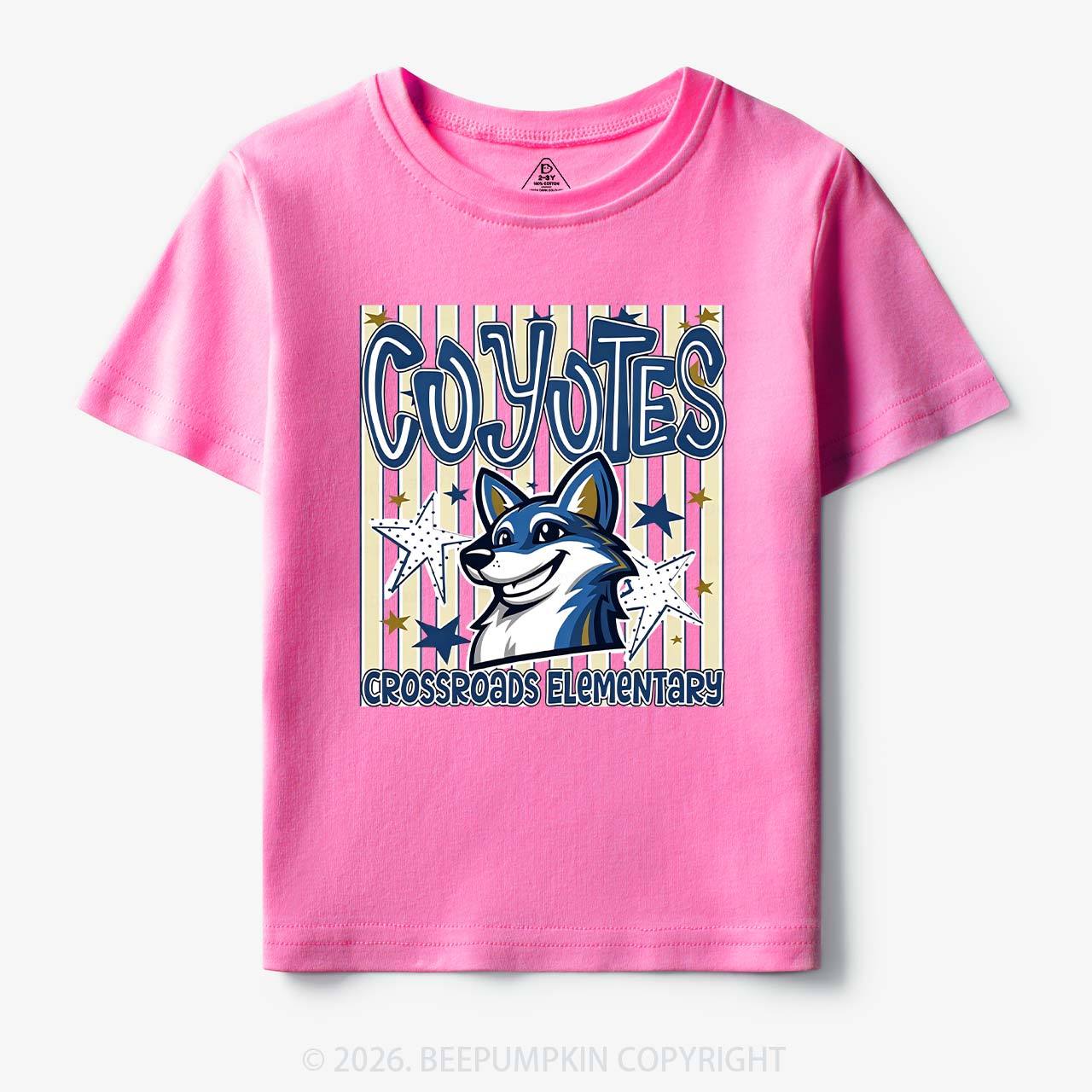 Personalized School Name Mascot Team Spirit Toddler&Kid's Tees