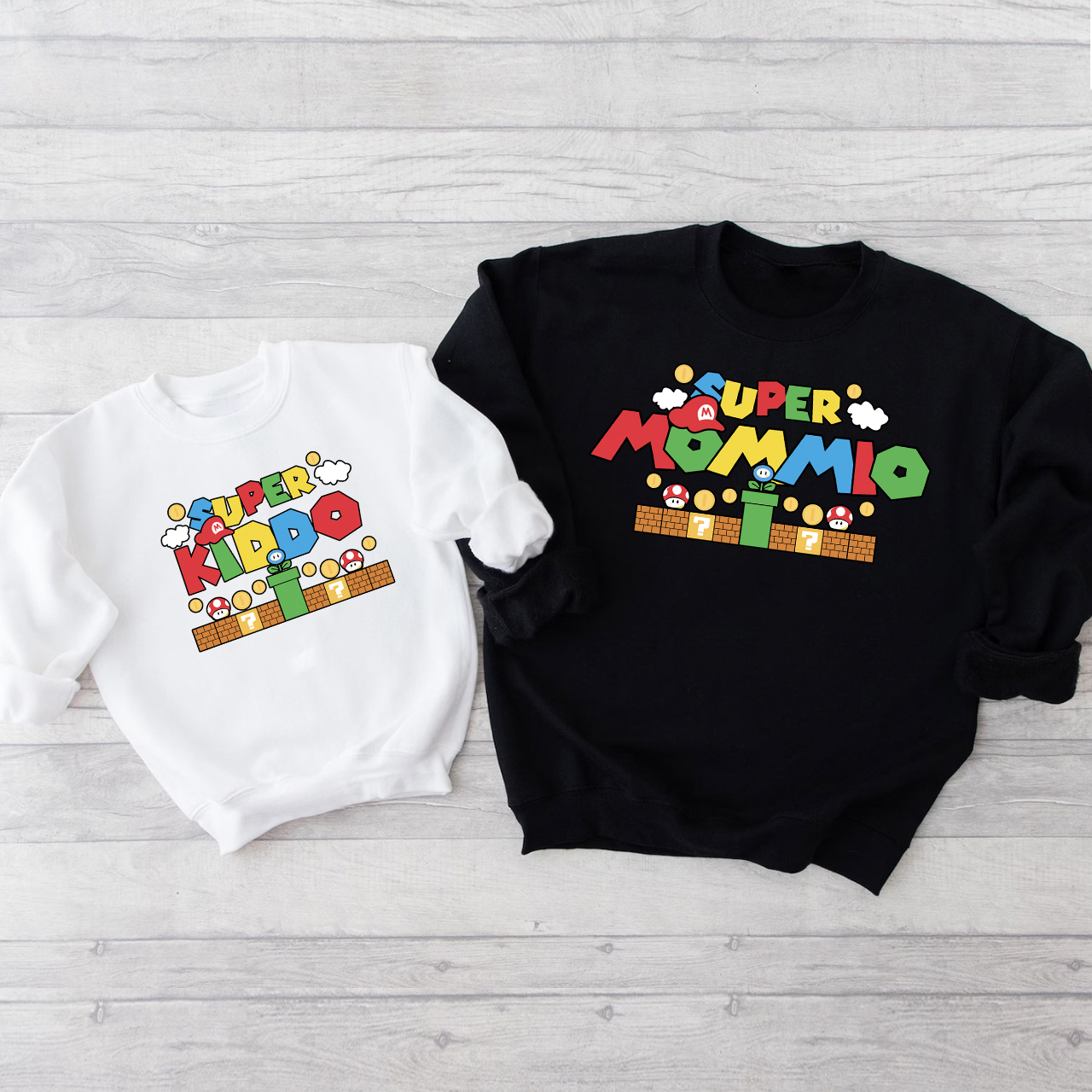 Super Family Game Matching Sweatshirts