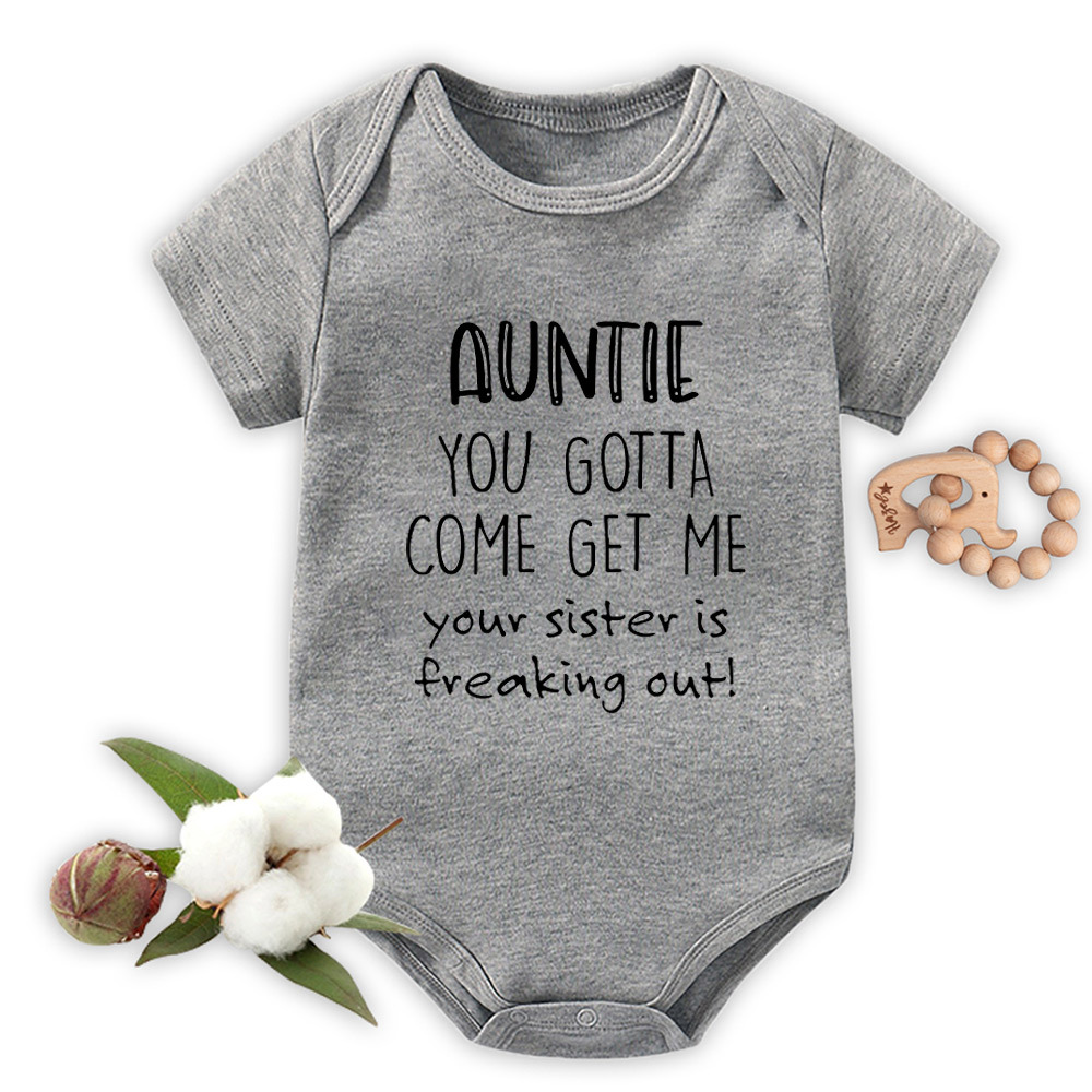 Auntie You Gotta Come Get Me Baby Bodysuit