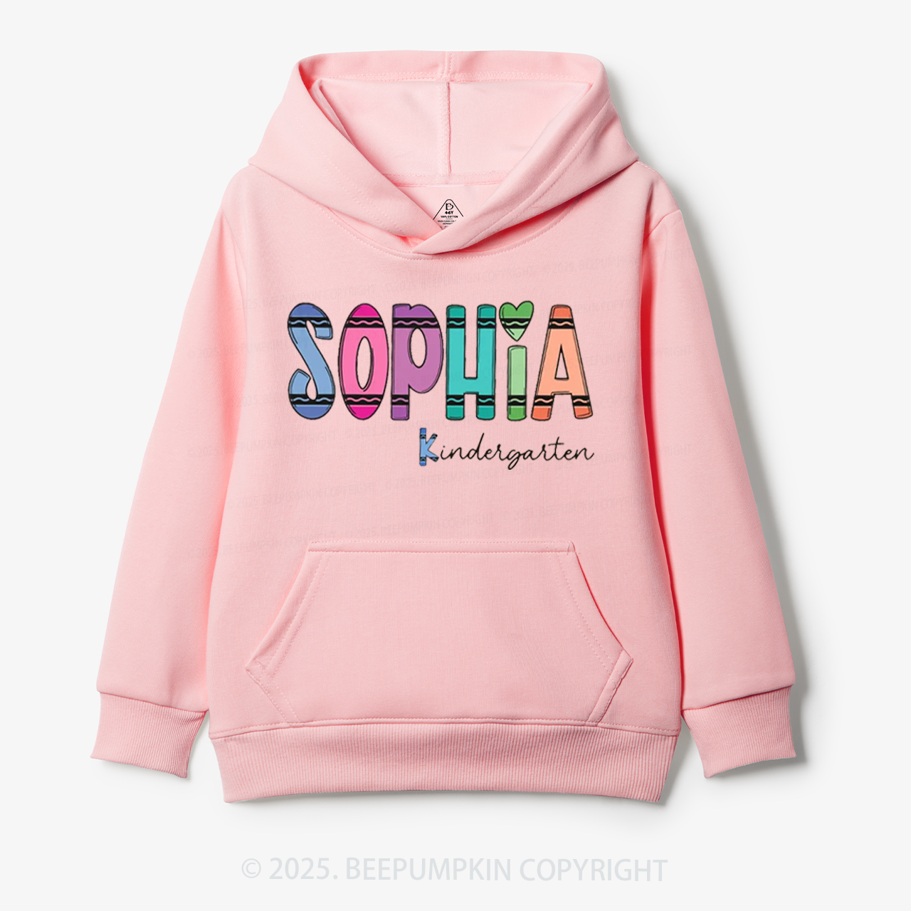 Personalized Colorful Name Magic Kid's Hoodies Beepumpkin