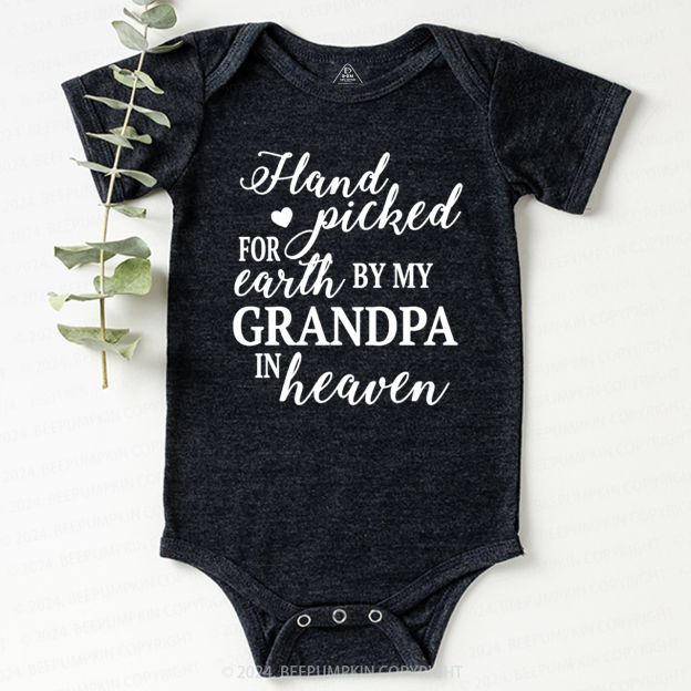 Personalized Hand Picked For Earth By My Baby Bodysuit 7