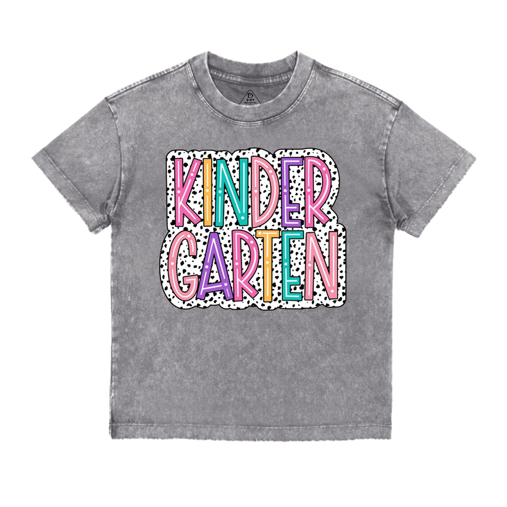 Personalized School Grade Toddler&Kids Washed Tees